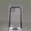 Supdeal Crystal Clear Case for iPhone 11, [Not Yellowing] [Camera Protection] [Military Grade Drop Tested] Transparent Shockproof Protective Phone Case Soft Silicone Slim Cover, 6.1 inch, Purple