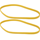 9 Inch Band Saw Tire, 2 Pcs Band Saw Tire Yellow Rubber 12.65mm Width 3.2mm Thickness Noise Reduction for 9 Inch Woodworking, Band Saw Accessories