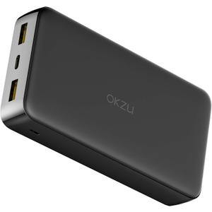 OKZU 5V 2A Lighter 20000mAh Heated Vest Battery Pack Power Bank for Heated Jacket Heated Hoodies Heated Stadium Seats Fast Recharging Portable Charge for Heated Clothing, Camping Chair