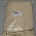 WEERRW Beige Arch Backdrop Cover Set of 2 Spandex Fitted Round Top Chiara Backdrop Stand Stretchy Wedding Covering for Event Birthday Party Banquet Decoration (6FT, 7.2FT)