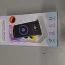 2 x Wavy LED Light % Mirror Phone holder