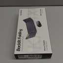 Samsers Foldable Keyboard and Mouse, Folding Bluetooth Keyboard Mouse Combo with Backlight, 2.4G + BT5.0 x 2, Full-Size Travel Keyboard & Portable Wireless Mouse for Windows/Android/iOS/Mac OS, Black (Elegant Black - Backlit)