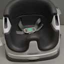 Ingenuity Baby Base 2-in-1 Booster Feeding and Floor Seat with Self-Storing Tray - Slate