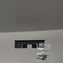 MOSECYOU Door Latch Guard Plate 7” with 1” Offset Cover, Outswing Door Security Protector Shield, Heavy Duty Version, Door Knob/Deadbolt Latch Protector Plate (1 Pack)