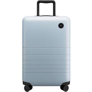 Carry-On Plus Luggage (23"), Lightweight Hard side Spinner Suitcase with TSA Lock, Airline Approved, Blue Haze (Small)