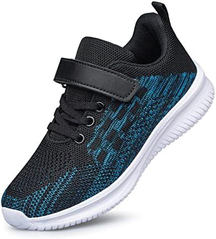 BNV Boys Girls Sneakers Kids Shoes Unisex Lightweight Breathable Athletic Running Tennis Fitness Shoes for Toddler/Little Kid/Big Kid, Size 35
