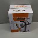 Healnitor 150W Electric Citrus Juicer Squeezer with 2 Cones, Stainless Steel Quiet Orange Juice Extractor Machines for Lime Grapefruit Lemon, Detachable Design