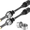 Rear Left/Right CV Axle & Wheel Bearing Kit for Polaris Sportsman 570 2014 2015 2016 2017 2018 2019 2020 2021 2022 EPS Forest, for Sportsman 450 2016-2022 Drive Half Shaft, 50.5 inch