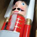 Liliful Large 48 Inch Christmas Nutcracker, 4ft Tall Life Size, Red