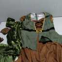 ReliBeauty Archer Costume Girls Huntress Costume for Girls with Cape,Green 150
