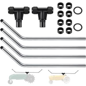 2 Set Traveling Sprinkler Arms Kit, Tractor Sprinkler Parts Compatible with Nelson and Orbit, T Part with Anti Leak Gasket for Efficient Lawn/Garden Watering