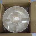 Marbrasse Desk Organizer, 360-Degree Rotating Pen Holder, 5-Compartment Pencil Organizer, Art Supply Storage Box Caddy for Office and Home (Ivory)