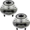 513316 (Pair) Front or Rear Wheel Hub Bearing for Buick Cascada 2016-2017, for Verano 2012-2017, for Chevy Volt 2011-2015, for Orlando 2012-2014, for Cadillac ATS 2013-2017 (AWD Only)