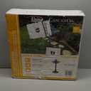 Alpine Corporation 35" Tall 3-Tier Outdoor Pedestal Water Fountain  Durable Resin Cascading Water Feature and Birdbath for Garden, Patio, Deck, and Backyard, Green