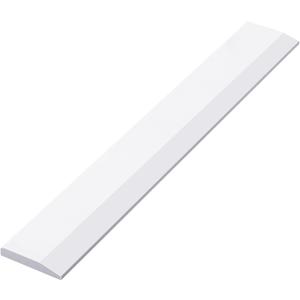 White Marble Threshold 4x36x5/8 Inch Marble Window Sill Shower Curb Top Tile Door Transition Bathroom Vanity Backsplash for Shower Pan System Jambs Fireplaces(Beveled Edge)