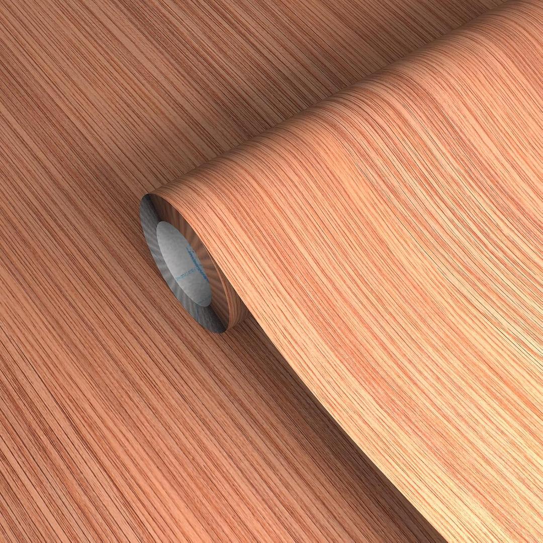GSCIT Club Wood Grain Repair Tape, 15.7 inch X 15ft Self Adhesive Red Oak Grain Repair Patch for Tables, Chairs, Baseboards, Doors, Windows, Floors, Handicraft DIY.