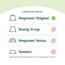 Amazon Fresh Ristretto Intenso Dark Roast Aluminum Capsules, Compatible with Nespresso Original Brewers, Intensity 10/13, 50 Count (5 Packs of 10)