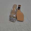 Women's Chunky Heels Flip Flops Block Heeled Sandals Square Open Toe Heels Summer Party Sexy Dress Shoes (6)