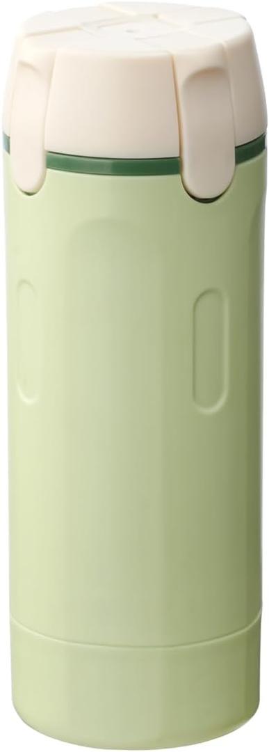 4in1 Travel Bottles for Toiletries, Travel Pump Bottle，LeakProof Shampoo Conditioner Lotion Dispenser with Pump, Compact NoSpill Toiletry Containers for Travel & Business Trips (Green)