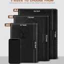 Lined Journal Notebook for Women Men,256 Pages A4 Large Hardcover Leather Journals for Writing,Travel,Business,Work,School,College Ruled Notebooks for Note Taking, Diary Notepad 8.6"11" (Black)