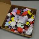 FNHMSL Macaroon Rose Blossom Enchanted Willow Vine Lights, 7.55FT 144LED 6 Color Blossom Tree Branch Lights for Wall, Remote Timer,8 Light Model,Bedroom Wall Doors Wedding, Christmas, USB Battery Box