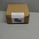 LERATIO Ceramic Dinner Plates Set of 6,10.5 Inch Reactive Glaze Porcelain Plates, Modern Shape Dinnerware Dishes Set for Kitchen, Microwave & Dishwasher & Oven Safe, Scratch Resistant-Blue