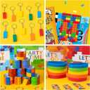 DMIGHT 90PCS Building Block Birthday Party Favors Supplies Birthday decorations Goodie Bag Stuffer Kids Boys Toy Gifts Christmas Carnival Classroom Prize