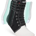 Lace up Ankle Brace for Women Men, Quick Adjustment Ankle Brace with Metal and Plastic Side Stabilizers, 1Pcs Foot Support for Sprained Left Right, XL