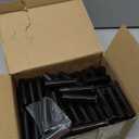 150 Pcs 5.5g Twist-up Lip Balm Tubes,Empty Plastic Chapstick Containers Rotatable Deodorant Sample Containers for DIY Lipsticks,Lip Gloss,Homemade Solid Perfume,Suitable for Filling Tray,Black