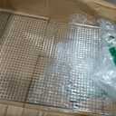 Winco Wire Sheet Pan Grate/Cooling Rack, Chrome Plated, 2/3 Size / 14" x 20"