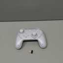 EJGAME Wireless Controller Compatible with Switch/Switch 2/Windows PC/Steam Deck/Android, Switch Pro Controller with Hall Effect Joysticks and Triggers,with USB Bluetooth Adapter for PC (White)