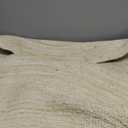 Hausattire Hand Woven Jute Braided Rug, 4 Round  Off White, Reversible Boho Entry Area Rugs for Kitchen, Living Room I Farmhouse Decorative Floor Rug, 4 Feet Round