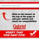 Gabriel 61535 ProGuard Front Shock Absorbers for 84-01 Jeep Cherokee, 86-92 Jeep Comanche, 93-98 Jeep Grand Cherokee, 84-90 Jeep Wagoneer (1 Pack)