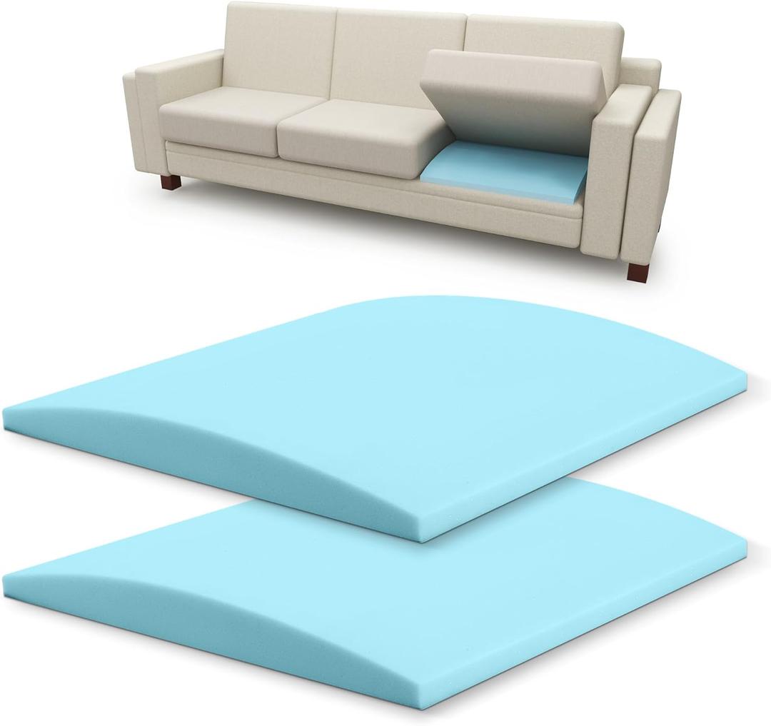 Tromlycs Couch Sofa Cushion Support for Sagging Seat Arched Furniture Seat Under Cushion Sag Repair Set of 2 (20" x 20" x 2")
