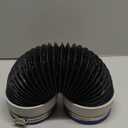 MOPHA Dryer Vent Hose 4 Inch, 3FT Heavy Duty 6-Layer Flexible Aluminum Dryer Duct with Rubber Seal Connectors, Heat Resistant Insulated Dryer Exhaust Hose for Tight Spaces, Easy-Install Dryer Vent Kit