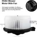 6 x Youxmoto HVAC Blower Motor Assembly w/Fan Cage Replace for 700112 Compatible with 2001-2007 Toyota Highlander, for Lexus 98-05 GS300/98-00 GS400/01-05 GS430/99-03 RX300/02-10 SC430