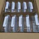 M MCIRCO 10-Pack 22 Oz Glass Meal Prep Containers with Lids - Microwave, Oven, Freezer & Dishwasher Safe - White