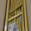 Heart Shape Wedding Metal Arch Backdrop Gold Flower Balloon Arbors Stand for Wedding Birthday Party, Graduation Decorations and Baby Shower 2M (6.6FT)