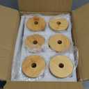 SENTVEND 16 Oz Drinking Glasses with Bamboo Lids and Glass Straw - 6 Pcs Glass Cups Beer Ice Coffee Glasses Cute Aesthetic Cup Great for Coffee Bar Accessories Include 2 Cleaning Brushes