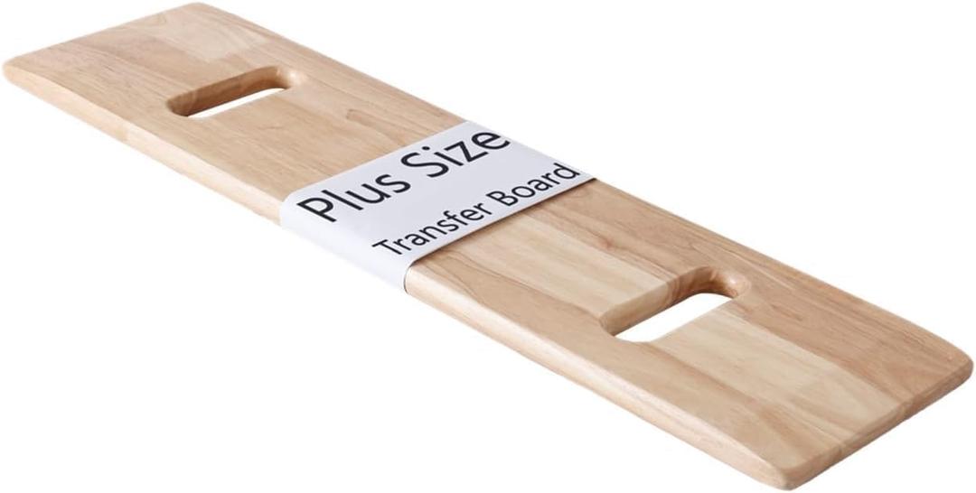 Urby Plus Size Extra Wide and Thick Transfer Board/Slide Board for Transferring to Wheelchair, Bed or Car. Ideal for Seniors, Elderly or Physical Therapy Patient. L: 24x8x0.75in