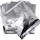 Foil Hamburger Wrappers - 100 ct. - Grease resistant Hamburger Bags keep your Cheeseburgers and Sandwiches Hot and your Guests and Customers Hands Clean.
