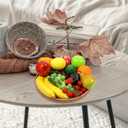 20 Pcs Artificial Fruit Pack Look Real Frutas Fake Fruit Decorativas Realistic Table Display Simulation for Decoration Home Kitchen Fake Strawberry Apple Grapes Mixture Fruits