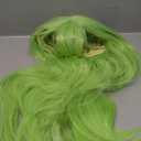 Anime Cosplay Wig 90cm Long Curly Hair Pale Green Synthetic Wigs for Women Halloween Party