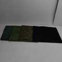 MIULEE Boho Farmhouse Throw Pillow Covers 18x18 Inch Set of 4 Mordern Neutral Green Cushion Covers Soft Corduroy Nordic Home Decor for Spring Couch Bed Sofa Living Room Green-Black