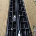 VEVOR Car Driveway Rubber Curb Ramp, 1 Pack 4FT Long Heavy Duty Low Profile Slope Ramps, 2.6 Rise, 33069 lbs Load Capacity, Reflective Safety Strips, for Vehicles, RVs, and Wheelchairs