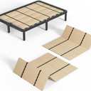 Imperius Foldable Box Spring, Bunkie Board, Bed Support Slats, Bed Boards for Under,King 76"X80"