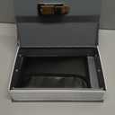 Book Safe with Combination Lock, Hidden Safe (9.5 x 6.2 x 2.2 Inch) with Fireproof Bag, Secret Diversion Safe, Hollow Book Box Hidden Storage, Money Safe Box for Cash (COFFEE) (Large)