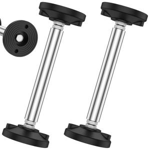 LZVXTYM 2Pcs Telescopic Support Rod, Cabinet Jack Support Pole, Stainless Steel Adjustable Third Hand Support System, Maximum load660Lbs for Cabinet Jacks Cargo Bars Drywall Support (24×8cm)