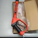 Upgraded Pressure Washer Gun with Extension Replacement Wand, M22 Fitting,7 Inch 30 Degree Curved Rod, 5 Nozzle Tips, 5000 PSI, 47 Inch