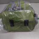 Cat Backpack Carrier, Breathable Cat Carrier Large Space Bubble Pet Backpack for Kitty Small Dog up to 15lbs, Transparent & Foldable Pet Carrier for Travel Hiking (Green)